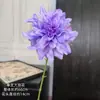 Flor artificial, dalia de un solo tallo, para decoración de habitación de boda, paisajismo de patio pequeño, arreglo de cascada de mesita de noche y preparación de boda