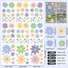 2026 Adesivos Estáticos de Janela de Primavera Transfronteiriços Borboletas Simuladas Flores Gnomo Decoração de Fundo para Vitrine de Vidro