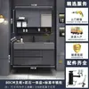 Conjunto moderno e inteligente de mueble de baño con lavabo integrado, tocador de baño, conjunto de mueble con lavabo, lavabo de pie