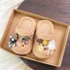 Pantuflas Infantiles Frijol de Chocolate Sandalias de Material EVA Sandalias para Niños Zapatos con Agujeros para Niñas Suela Suave Ligeras Venta al por Mayor Verano