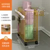 Cesta de almacenamiento para colchoneta de yoga almacenamiento de equipo de fitness cesta de almacenamiento de equipo deportivo hueco para raqueta de bádminton del hogar Móvil