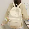 Mochila de estilo japonés, minimalista y versátil, adecuada para chicas de secundaria y preparatoria, perfecta para llevar libros a clase, con gran capacidad