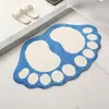 Alfombrilla de suelo de imitación cachemir con forma especial y pies pequeños para cruzar la frontera, para el hogar, baño, inodoro, absorbente de agua, resistente a la suciedad, antideslizante, en stock