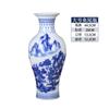 Jarrón de porcelana azul y blanca de estilo chino de Jingdezhen, con adornos florales de bambú para la entrada de la sala de estar.