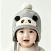 Gorros de punto de invierno para niños japoneses y coreanos con orejeras, gorros de punto cálidos con temática de animales súper lindos, gorros tipo beanie unisex a prueba de viento, estilos nuevos