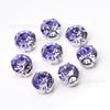8 MM colorido vidro redondo em forma de D garra diamante não-gancho roupas de costura à mão Diamante DIY roupas sapatos e bolsas decorações acessórios de cristal
