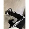 Pantalones de chándal anchos de estilo americano, corte ajustado, para hombre, primavera y otoño 2026, nueva marca de moda, holgados, rectos, casuales, deportivos