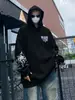Sudadera con capucha de peso pesado estilo americano para hombre, nuevo modelo otoño e invierno 2026, diseño de marca moderno, chaqueta de estilo holgado y casual