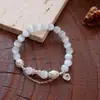 Pulsera de Cobre Incrustada con Circonita Estilo Coreano de Lujo Ligero para Mujer, Pulsera Versátil de Alta Gama con Piedra Ojo de Gato Ovalada, Joyería de Mano Elegante y a la Moda