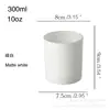 Nuevo frasco de vidrio para velas de 300 ml, galvanizado, chapado iónico, de colores, botella de vidrio spot, taza para velas de aromaterapia