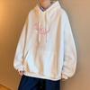 Nuevo jersey con capucha sencillo y moderno para jóvenes, suéter de dibujos animados japoneses para hombres, nuevo y elegante jersey artístico de moda Harajuku.