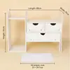 Estação de Trabalho de Mesa para Escritório Canto Prateleira de Armazenamento Multicamadas Estante de Livros para Dormitório Prateleira de Armazenamento de Livros e Papelaria