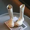 Nuevas botas de montar largas estilo princesa, forradas de forro polar, cálidas, de estilo británico, para otoño/invierno 2026, para niñas