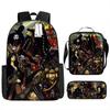 Fuente de Amazon Transfronteriza mochila de una pieza One Piece Mochila Escolar Estudiante Mochila de Luffy Bolso de Hombro Estuche para Lápices