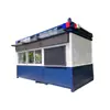Cabine de Tráfego de Segurança Personalizada, Cabine de Segurança Removível Acabada para Exterior, Cabine de Serviço de Estrutura de Aço para Pedágio de Alta Velocidade