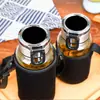 Taza de separación de agua y té explosiva taza ton ton taza con asa taza para hombres y mujeres taza para deportes al aire libre gran capacidad taza de burbujas venta al por mayor