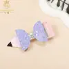 Nueva Temporada Escolar Europea y Americana Pinza para el Cabello con Lazo Infantil Pinza Lateral Creativa de Lápiz para Niñas Pinza para Cola de Caballo Accesorios para el Cabello
