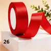 Venda Direta de Fábrica Fita de Poliéster de 2,5 cm Decoração de Bolo Artesanal DIY Caixa de Presente Embalagem de Presente Fita Atacado