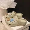 Zapatos para Mujer Lindos de Dibujos Animados de Estrella de Mar y Gato, Estilo Verano 2026, Modelo Nuevo de Suela Gruesa, Suela Suave, Cómodos, que Aumentan la Altura, Sandalias de Doble Uso