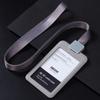 Dezhi trabalho cordão conjunto high-end empresa listagem cartão de trabalho conjunto peito cartão de entrada guarda de trabalho cartão de fábrica conjunto de proteção de cartão de fábrica