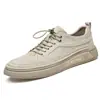 Zapatos de Hombre Transfronterizos Primavera y Verano Nuevo Estilo Tenis para Hombre Retro Juvenil Tallas Grandes Zapatos de Cuero Comercio Exterior de Hombre Zapatos Casuales de Ante para Hombre