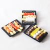 Casa de muñecas casa de muñecas mini brochetas estilo japonés barbacoa albóndigas comida en miniatura modelo de juego OB11 muñeca de trapo pequeña