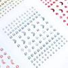 Rosto Brilhante Diamante Rosto Brilhante Diamante Rosto Strass Decoração de Unhas Joia Maquiagem Infantil Estrela Lua Diamante Adesivo Lantejoula