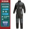 Ropa de trabajo de una pieza hecha a medida transfronteriza, ropa protectora duradera para reparación de automóviles, overol de trabajo para reparación de maquinaria resistente al desgarro reforzado con múltiples bolsillos