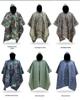 Capa de chuva de camuflagem respirável ao ar livre capa engrossada caminhadas poncho adulto conjunto completo de capa de chuva de uma peça capa de chuva de equitação atacado