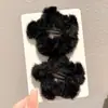 Lindo pasador lateral de peluche para niños, pinza para el cabello versátil y elegante para niñas, dulce y para uso diario accesorio para el cabello de estrella de cinco puntas BB