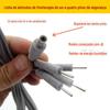 Jianqi JQ881 Medidor de segurança de instrumento de fisioterapia de frequência intermediária 3,5 Fio de conexão de folha de eletrodo de quatro fios um para um Fio de pino de eletrodo