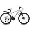 Bicicleta Mountain Bike com Freios a Disco e Amortecimento, Bicicleta de Montanha 24 Velocidades 24 polegadas 26 polegadas para Adultos, Bicicleta de Montanha Off-Road com Velocidade Variável