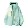 Chaqueta de trabajo con capucha para hombre y mujer, estilo camello, tres en uno, cortavientos e impermeable, con logo estampado de norma nacional para exteriores