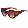 Gafas de sol de personalidad de moda europea y americana nuevas gafas de sol de tendencia pasarela doble BB gafas de sol calle forma cóncava transfronterizas