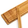 Palillos de Bambú Natural para Uso en Casa, Palillos de Madera, Sin Pintar, Sin Cera, a Prueba de Moho, Antideslizantes, Palillos de Bambú Antideslizantes Tallados de Alta Gama