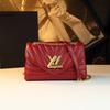 2026 Nuevo Bolso de Hombro Versátil para Mujer, Piel Genuina, Cadena Acolchada Estilo Chanel, Bolso Cruzado de Hombro Moderno y Elegante