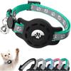 Adecuado para Apple Airtag Collar para mascotas Localizador Estuche protector Collar reflectante con campana Hebilla de seguridad Artículo de huella