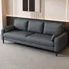 Sofá Minimalista Nórdico Novo Estilo Lavável em Tecido Tecnológico para Apartamentos Pequenos, de Dois ou Três Lugares, Adequado para Sala de Estar, Apartamento ou Unidade de Aluguel