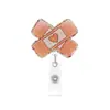 Porta-credencial retráctil automático 360 grados transfronterizo con clip para tarjetas de identificación del personal del hospital.