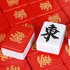 Red de Internet Lindo Dibujo Animado Hogar Tarjeta de Saludo Mano Mediana Grande Número 40 Número 42 Número 44 Dormitorio Marca Mahjong Regalo Bienestar