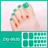 Zhengxiang Verano Color Sólido Pegatinas para Pies Pegatinas de Arte para Uñas Impermeables Celebridad de Internet Ins Pegatinas para Manicura de Dedos Pegatinas de Cola Transfronterizas