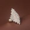 Joyería Popular Europea y Americana, Nuevo Anillo de Diamantes para Mujer, Accesorios de Boda Nupcial, Anillos de Entrega Rápida