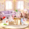 Diário do Miau Miau Caixa Surpresa Desenho Animado Figura de Gato Fofo Mesa de Escritório Decoração de Casa Animal de Estimação Adorável Criativo