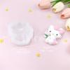 Explosivo Tulipán de Dibujos Animados Molde de Silicona para Animales Pequeños DIY Carcasa de Teléfono Llavero Pegatina para Refrigerador Molde Decorativo de Resina