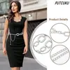 Joyería de moda transfronteriza europea y americana, cadenas de cintura de metal para mujer, cadenas corporales de alta gama y sexys, venta al por mayor del fabricante