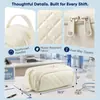 Bolsa Clínica de Cuidado para Enfermeras Acolchada Color Crema de Venta Caliente en Amazon, Gran Capacidad, Anticolisión, Bolsa de Almacenamiento Médico para Estetoscopio