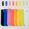 Calcetines para Mujer Primavera y Verano Delgados de Color Caramelo de Longitud Media estilo Coreano ins Calcetines de Felpa Lindos Celebridad de Internet Sonriente Calcetines de Hielo