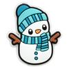Invierno Transfronterizo Dibujos Animados Azul Accesorios de Joyería Parche de Pegamento Suave de PVC Flor para Zapato Funda para Teléfono Móvil Lindo Accesorios Decorativos DIY