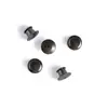 5? 10 Peças/Pacote Fivela Traseira para Broche Fivela de Liga de Zinco Preto Metal Pin de Fixação Abertura para Pin Fivela de Broche