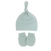 Amazon Estilo Comercio Exterior Set de Gorro con Chupón y Guantes para Bebé Gorro Fetal para Bebé Estilo Delgado de Una Sola Capa Gorro Chouchou Gorro con Cola